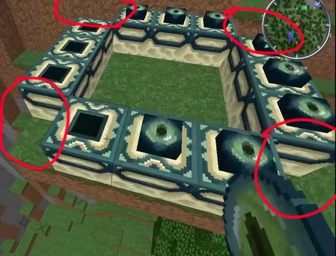 我的世界末界门怎么做