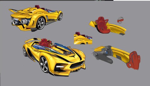 qq飞车大黄蜂怎么改装[图2]