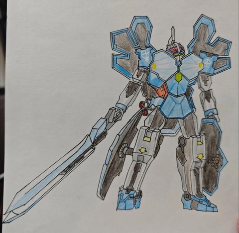 赛尔号战神盖亚怎么画